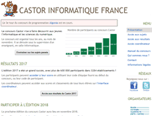 Tablet Screenshot of castor-informatique.fr